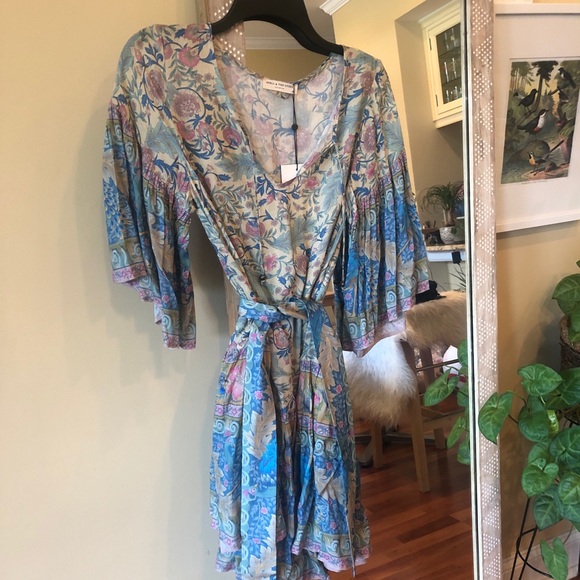 Spell | Dresses | Nwt Spell Oasis Mini Dress In Opal | Poshmark